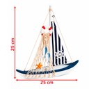 Ver imagem 5 de Barco Navio Caravela Náutica Artesanal Decoração Casa Praia