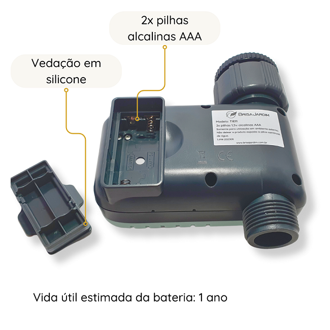 Temporizador Digital de 1 Saída Tie11 - Brisa Jardim - 4