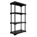 Ver imagem 2 de Estante Modular 4 Prateleiras Poly Eco Grifit Preto