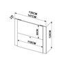 Conjunto Rack 2 Portas 1 Gaveta e Painel Vesta 147cm para TV até 60 Polegadas Artesano - 8