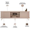 Ver imagem 7 de Rack para Sala de Estar Tv 75 Pol Atlantis D05 Off White