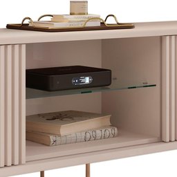 Rack para Sala de Estar Tv 75 Pol Atlantis D05 Off White - 2