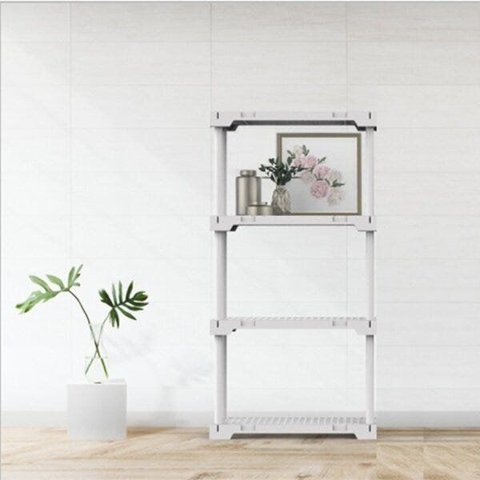 Estante Modular 4 Prateleiras Poly Eco Grifit Branco