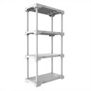 Ver imagem 2 de Estante Modular 4 Prateleiras Poly Eco Grifit Branco