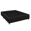 Ver imagem 1 de Cama Box Viuvo Preto Nature 128x188