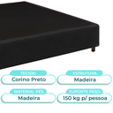 Ver imagem 2 de Cama Box Viuvo Preto Nature 128x188