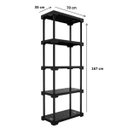 Ver imagem 4 de Estante Modular 5 Prateleiras Poly Eco Grifit Preto