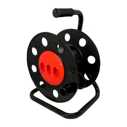 Carretel com 3 Tomadas para Extensão Eletrica até 40m Tripolar 3x2.5mm:preto - 1