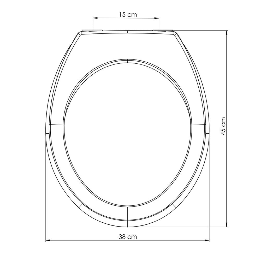 Assento Sanitário Oval Branco Prime Termofixo - 6