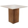 Conjunto Sala de Jantar Mesa Tampo MDF 90cm 2 Cadeiras Luciana  - 3