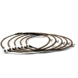 Roldana Rodizio Giratório 22Cm para Micro-ondas 5 Peças