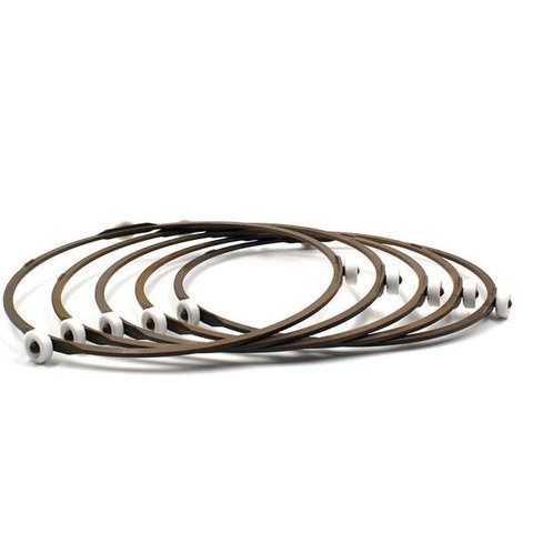 Roldana Rodizio Giratório 22Cm para Micro-ondas 5 Peças