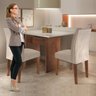 Conjunto Sala de Jantar Mesa Tampo Mdf e 2 Cadeiras Caroline - 10
