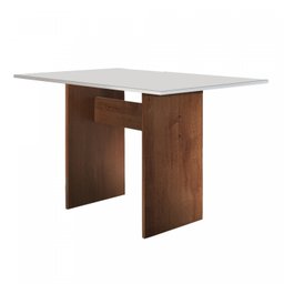 Conjunto Sala de Jantar Mesa Tampo Mdf e 2 Cadeiras Caroline - 2 Conjunto Sala de Jantar Mesa Tampo Mdf e 2 Cadeiras Caroline - 2