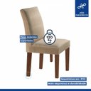 Ver imagem 7 de Conjunto Sala de Jantar Mesa Tampo Mdf e 2 Cadeiras Caroline