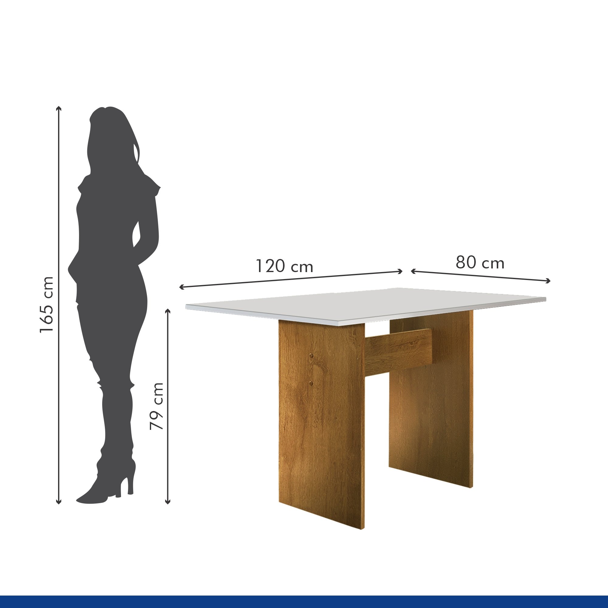 Conjunto Sala de Jantar Mesa e 4 Cadeiras Júlia  - 6