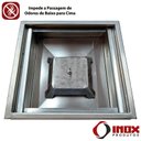Ver imagem 6 de Ralo Inox Classic com Sifão Inox e Saída em Baixo no Centro - Inox 304 - 40x40x10 Cm