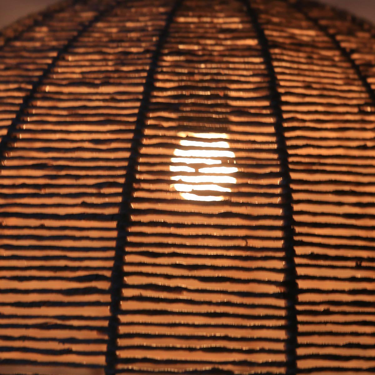 Luminária de Palha Aramada Oca - 9