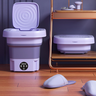 Mini Máquina Lavar Roupas Lavadora Dobrável Portátil S19 - 1