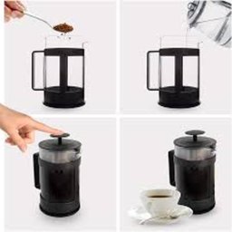 Cafeteira Prensa Francesa 800ml Grande em Vidro Bule Cafe Cha French Press com Alça - 5