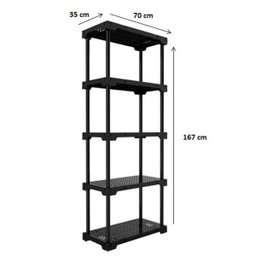 Estante Modular 5 Prateleiras Poly Eco Grifit - 4