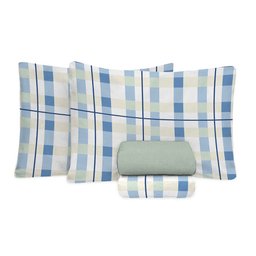 Jogo de Cama Casal 130 Fios Fiori - Rafael (7750) - 1