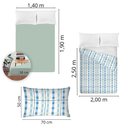 Ver imagem 5 de Jogo de Cama Casal 130 Fios Fiori - Rafael (7750)