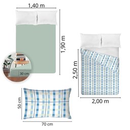 Jogo de Cama Casal 130 Fios Fiori - Rafael (7750) - 5