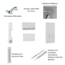 Ver imagem 3 de Guarda Roupa Dormitório Modulado Alpes Casal 1,58 m Queen - Roupeiro Luciane M05:Rosa