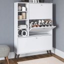 Ver imagem 1 de Sapateira Estante 3 Portas 4 Prateleiras 
