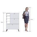 Ver imagem 4 de Sapateira Estante 3 Portas 4 Prateleiras 