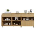 Ver imagem 5 de Cozinha Completa Modulada 2 Peças 3 Portas 3 Gavetas 100% MDF Simone Mendes