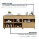 Ver imagem 7 de Cozinha Completa Modulada 2 Peças 3 Portas 3 Gavetas 100% MDF Simone Mendes Marrom/Carvalho