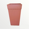 Vaso Quadrado Coluna Rattan 17,5 Litros - 2