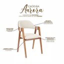 Ver imagem 6 de Kit 4 Cadeiras de Jantar Madeira Maciça Encosto Laminado e Corda Artesanal Aurora Espresso Móveis