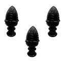 Ver imagem 1 de Kit 3 Pinhas Ferro Fundido N09 P/ Grade Portão Sacada Muro