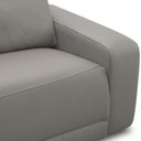 Ver imagem 6 de Sofá 3 Lugares Rettrátil Reclinável Elétrico 224cm Mazi L06 Couro Cinza - Lyam Decor
