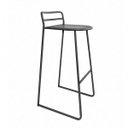 Ver imagem 1 de Banqueta Alta em Aço com Encosto Salvador 