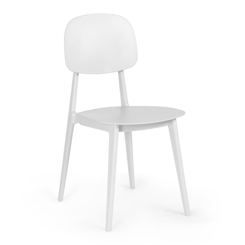 Kit 4 Cadeiras Itália para Sala/cozinha em Polipropileno - Branco - 2