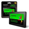 Ssd 240gb Adata Ultimate Su650, Sata 6gb/s, Leitura 520mb/s, Gravação 450mb/s - Asu650ss-240gt-r - 1