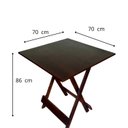 Ver imagem 5 de Kit 10 Conjuntos 70x70 Imbuia 10 Mesas e 40 Cadeiras