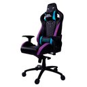 Ver imagem 2 de Cadeira Gamer Pantera Negra Preta e Roxo 62000146 Dazz