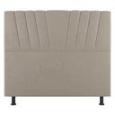 Ver imagem 1 de Cabeceira Cama Box Casal King Size Dublin 195cm Linho Bege - Abmaza