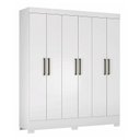 Ver imagem 3 de Cômoda Astral e Guarda Roupa Casal Verso Branco - Demóbile