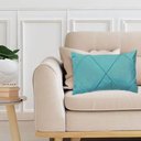 Ver imagem 2 de Kit 2 Capas para Almofada Drapeada em Veludo Retangular 60x40