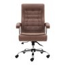 Cadeira de Escritório Presidente Monique Big Marrom Claro com Molas Ensacadas e Trava Relax - 2