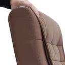 Ver imagem 5 de Cadeira de Escritório Presidente Monique Big Marrom Claro com Molas Ensacadas e Trava Relax