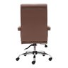 Cadeira de Escritório Presidente Monique Big Marrom Claro com Molas Ensacadas e Trava Relax - 4