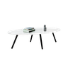 Mesa de Centro Márcia Formato Oval Branco OOL São Bernardo Móveis - 2
