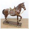 Decoração Escultura Cavalo Ornamental Estátua Resina 29cm - 4